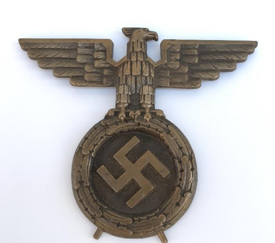 Águila nazi de bronce. Original. 