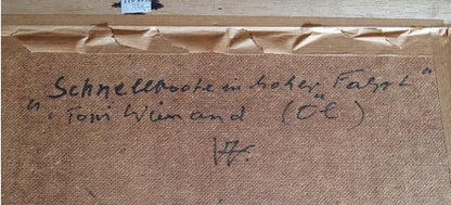 Oil of German speedboats