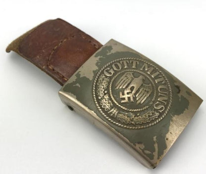 Wehrmacht buckle. Third Reich. Second World War.