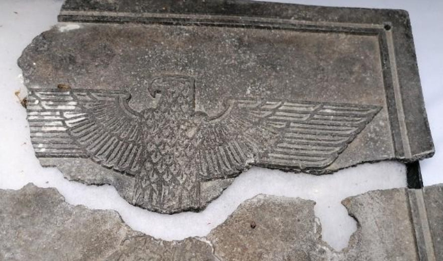 Placa del edificio del ferrocarril alemán 