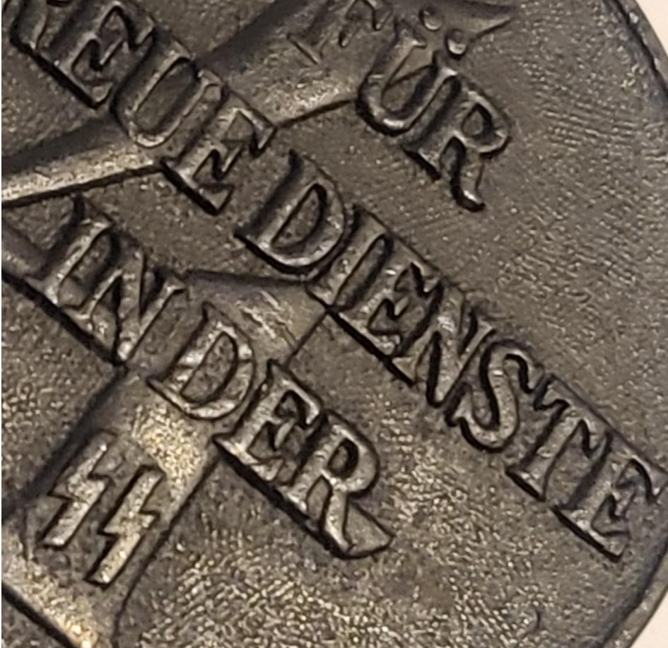 SS WWII Service Medal