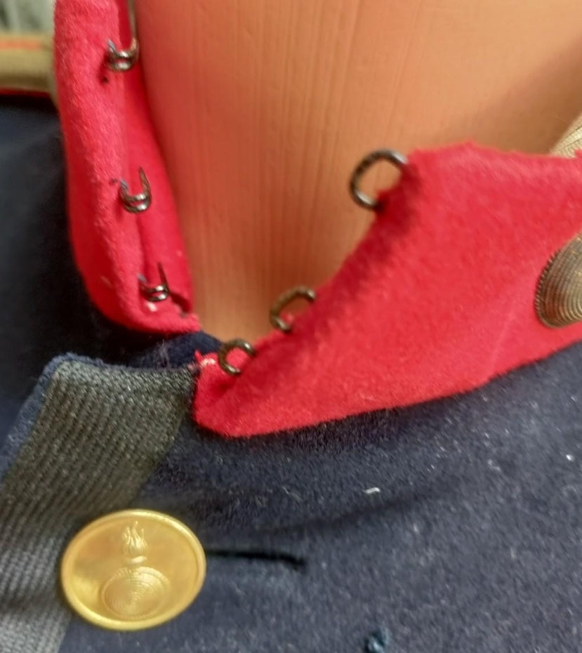 Uniforme de gala de artillería del Capitán Alfonso XIII. 