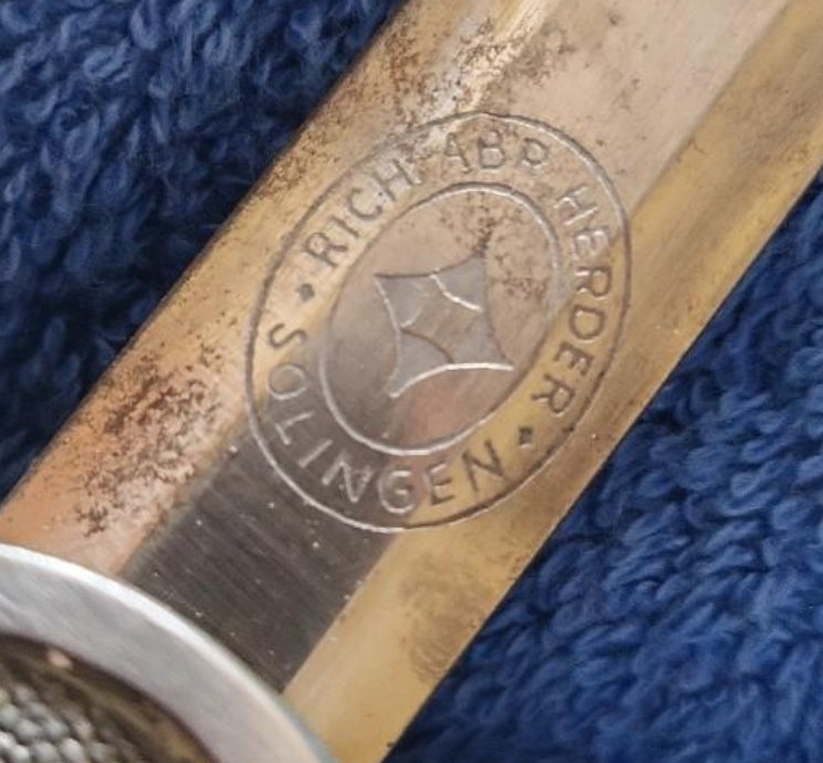 German WWII Luftwaffe officer's dagger.