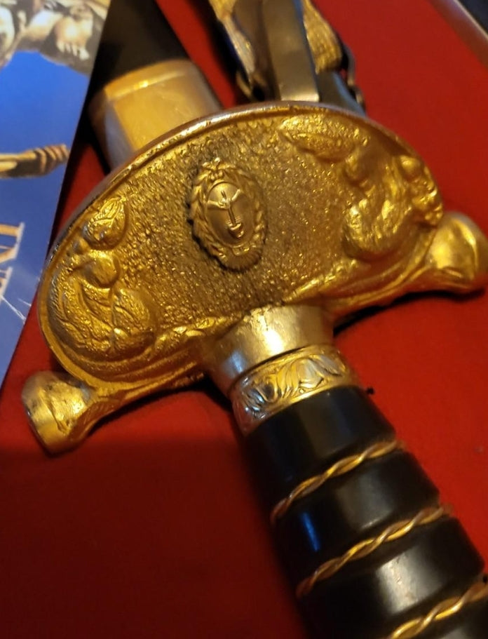 Dagger presented by Argentine Police general