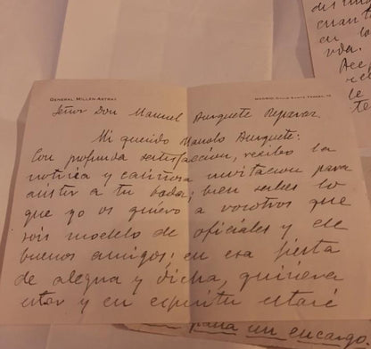 Letter from MILAN-ASTRAY with signature