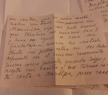 Letter from MILAN-ASTRAY with signature