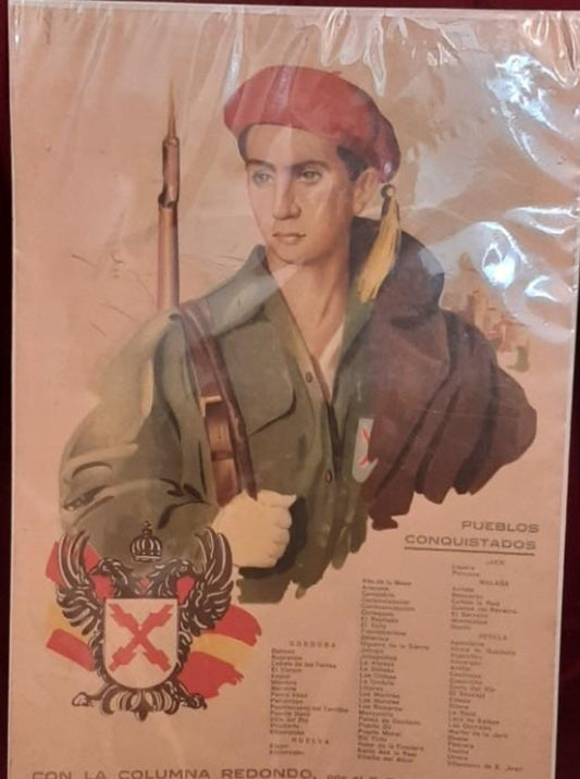 Cartel carlista de la guerra civil 