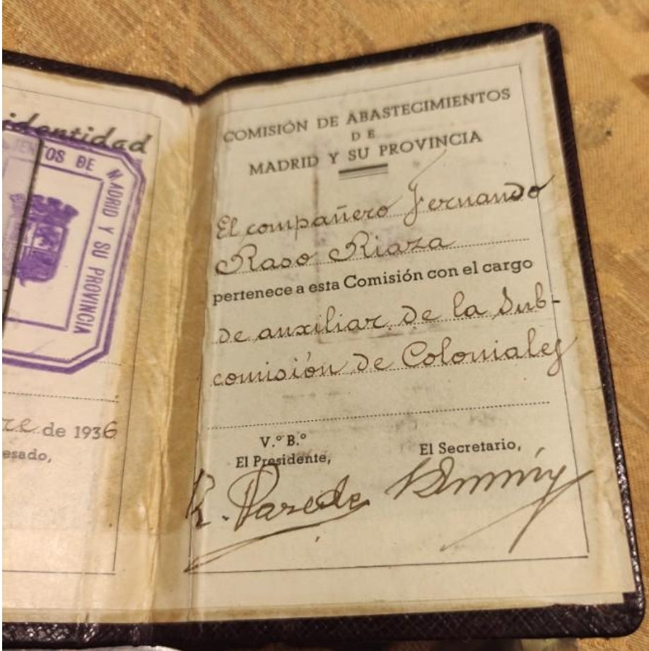 Republic of Madrid supply card