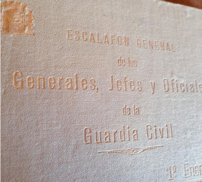 Ranking of the Civil Guard in the Republic