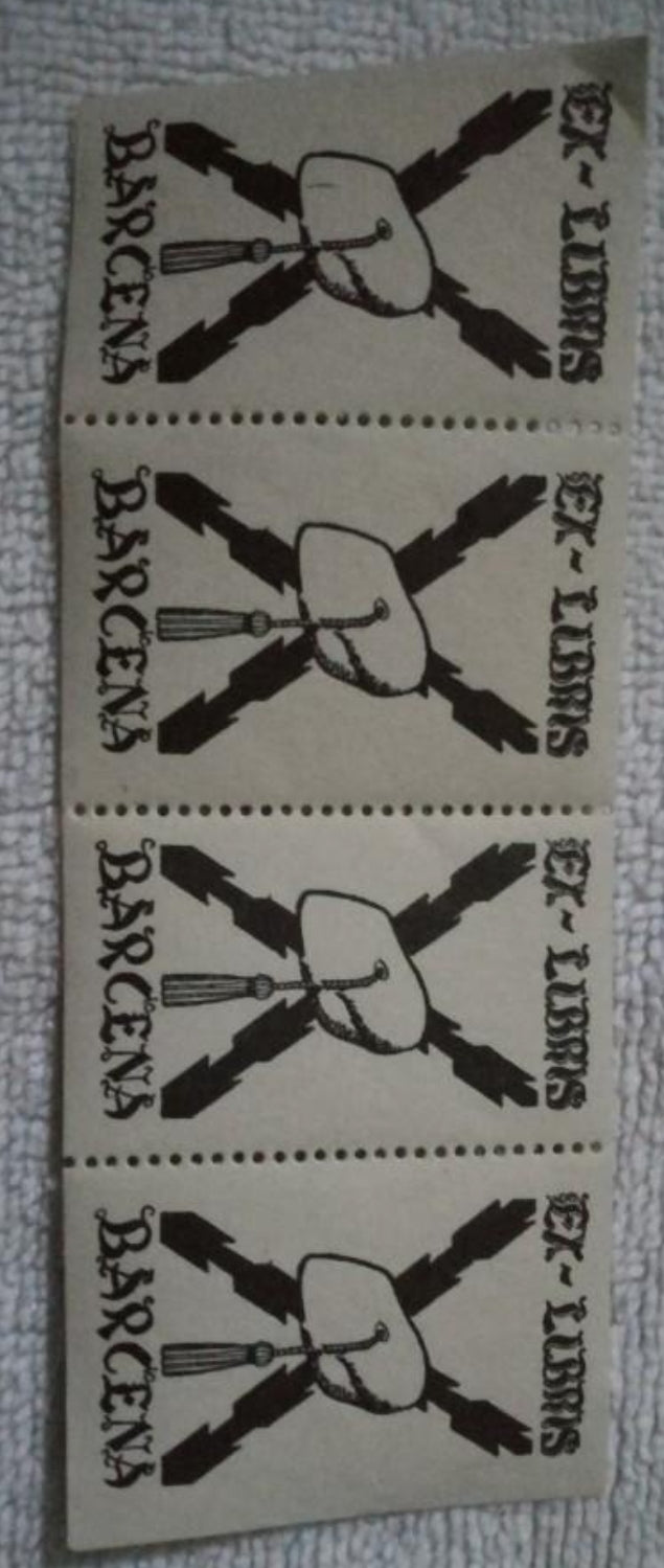 Ex libris or Carlist vignette