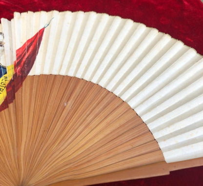 Hand-painted fan with Alfonso XIII