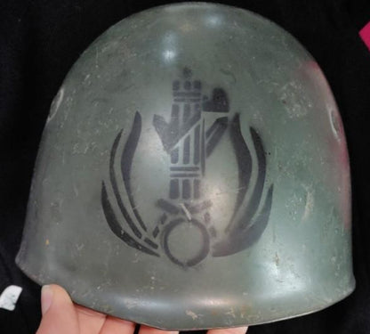 Italian Civil War volunteers helmet