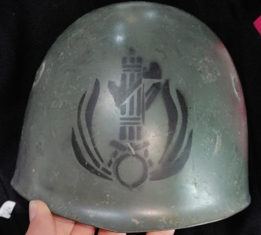 Italian Civil War volunteers helmet