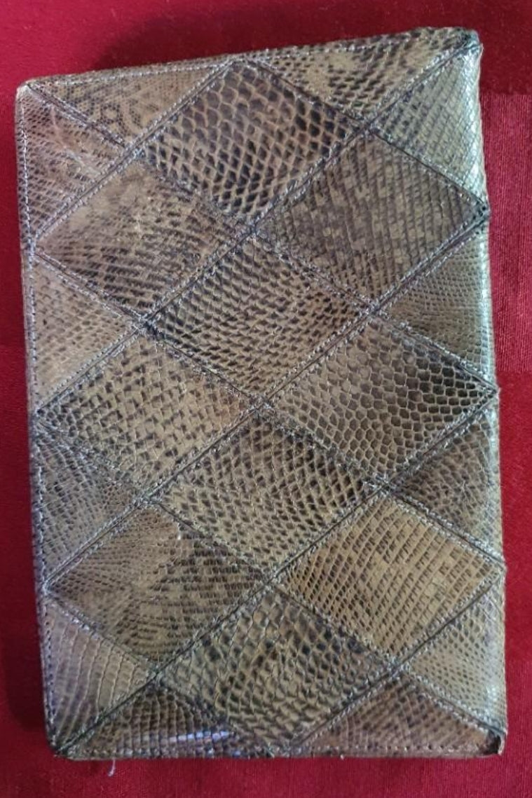 Leather wallet from the Spanish Civil War.