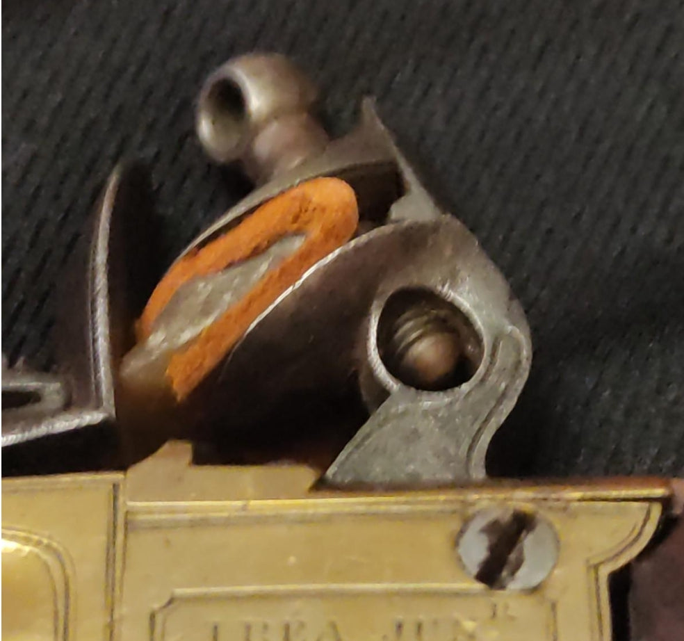 English flintlock pistol 18th century