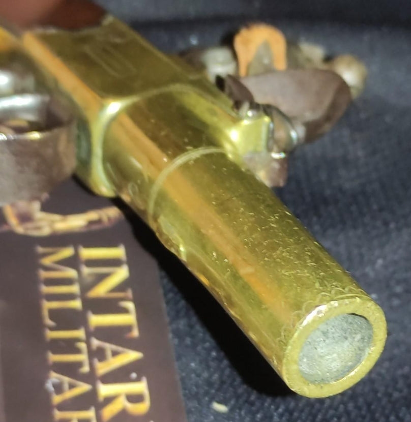 English flintlock pistol 18th century