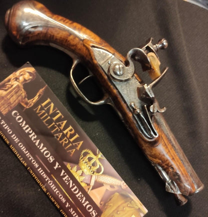English flintlock pistol 18th century
