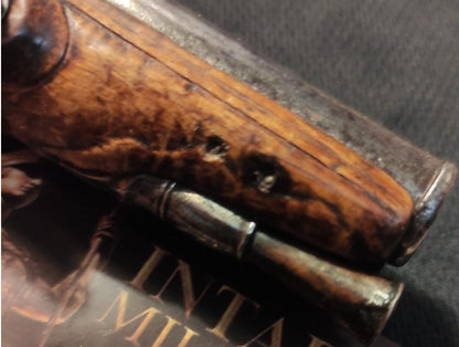English flintlock pistol 18th century
