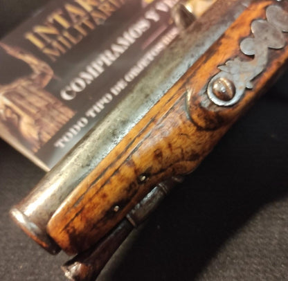 English flintlock pistol 18th century