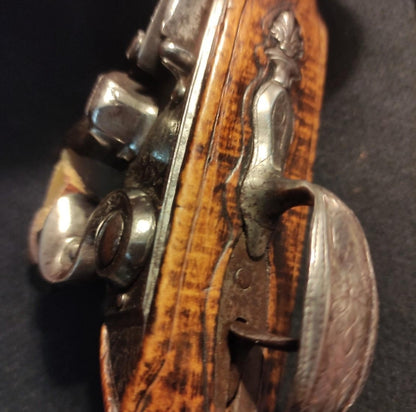 English flintlock pistol 18th century