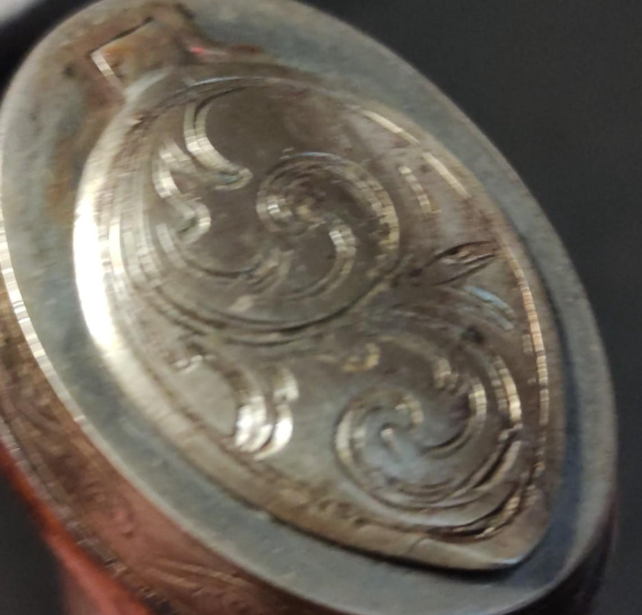 Pistola de pistón española del siglo XIX. 