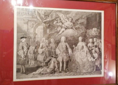 French engraving of Royal House