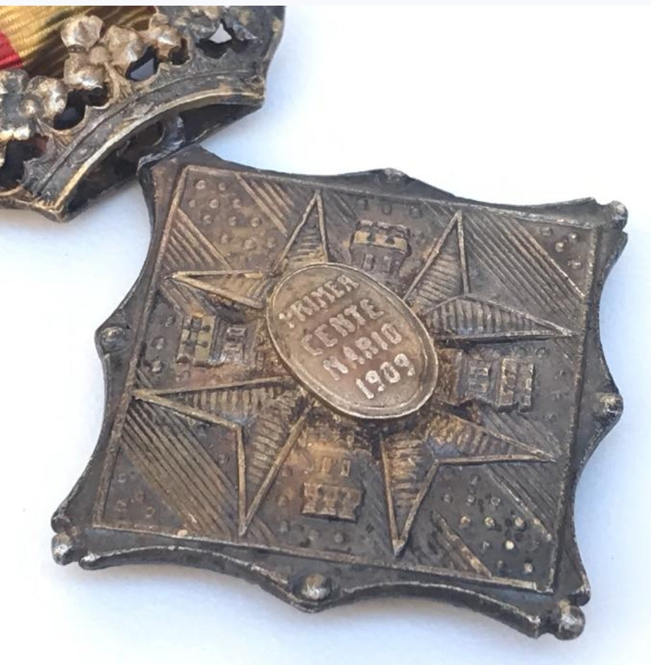 Medal for the centenary of the Battle of Gerona. Silver category.