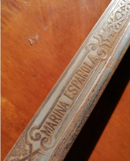 Republic saber for an officer of the Spanish navy