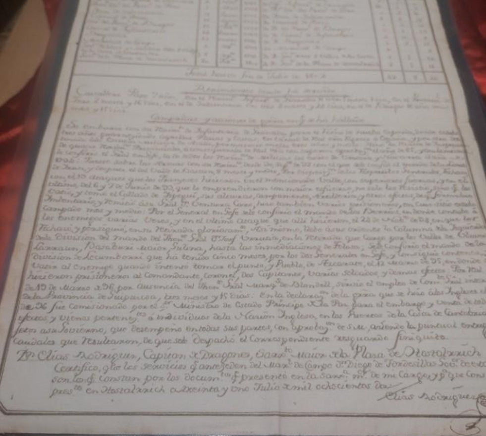 Hostalrich document service sheet for this place