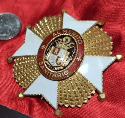 Large cross plaque of order of sanitary merit