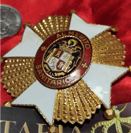 Large cross plaque of order of sanitary merit