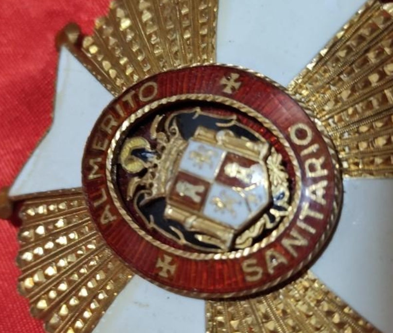 Large cross plaque of order of sanitary merit