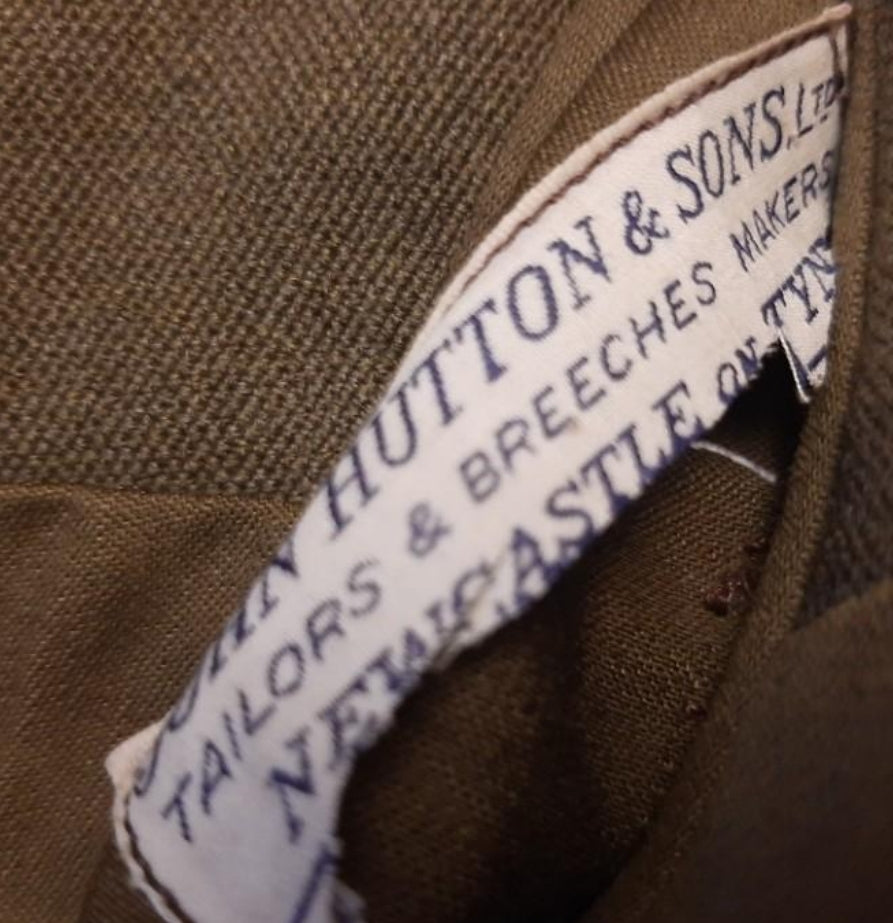 British officer's tunic during the Second World War