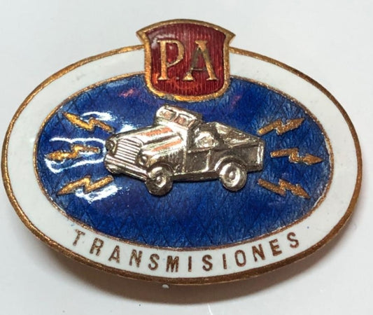 Abzeichen für bewaffnete Polizeiübertragungen