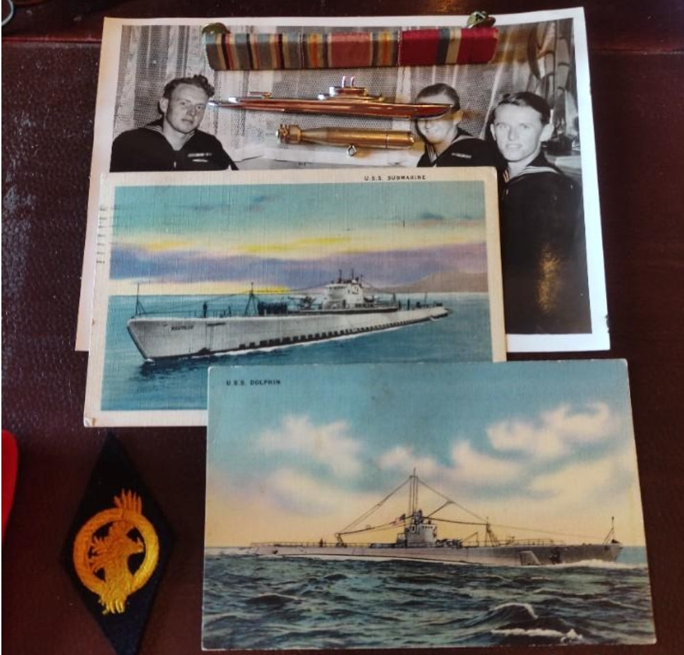 Lot of a US sailor assigned to the Dolphin submarine