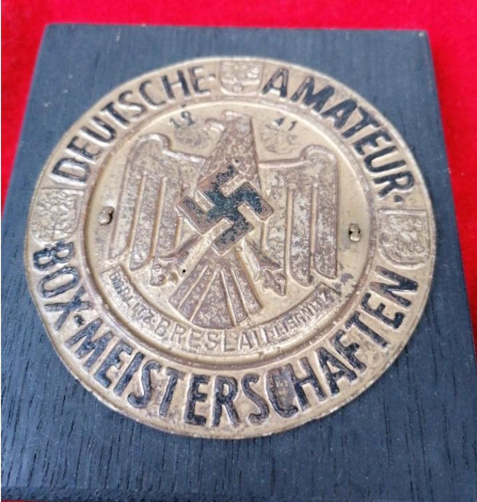 Breslau boxing plaque