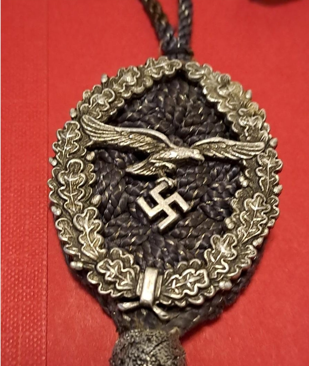 Luftwaffe Cord shooter 1st model in silver