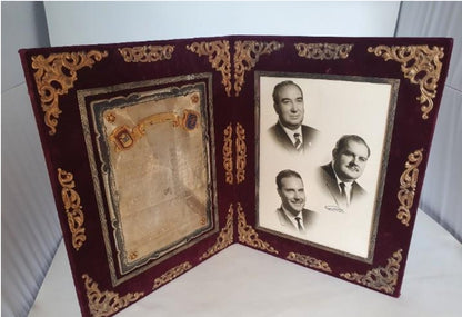 Plaque honoring Franco's minister from the mayors of Madrid