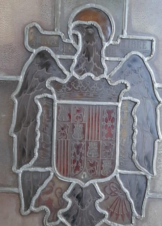Shield window Spain 1940s
