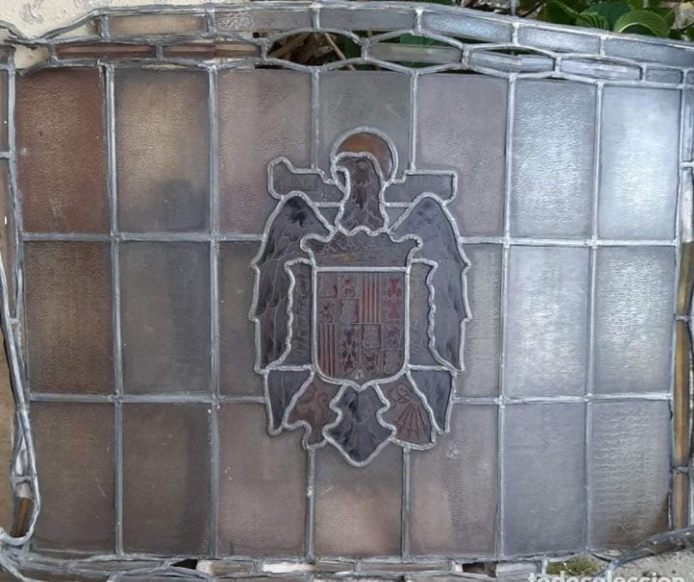 Shield window Spain 1940s