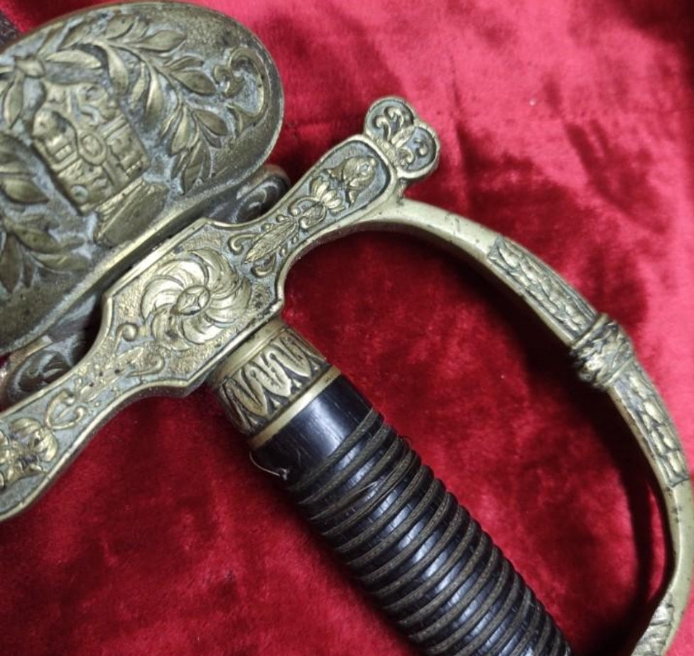 Gürtelschwert der Zivilgarde aus der Zeit des republikanischen Alfons XIII 