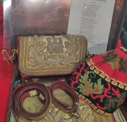 Sabretache del capitán británico 1856 de la unidad de dragones de habilidades técnicas 