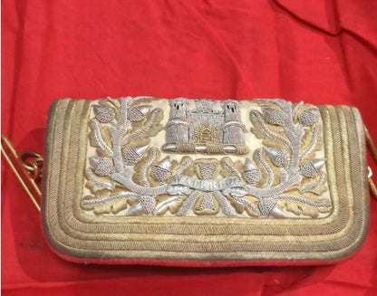 Sabretache del capitán británico 1856 de la unidad de dragones de habilidades técnicas 