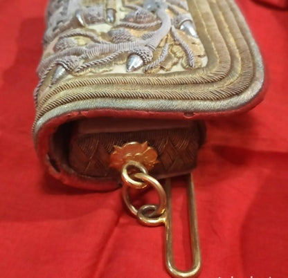 Sabretache del capitán británico 1856 de la unidad de dragones de habilidades técnicas 