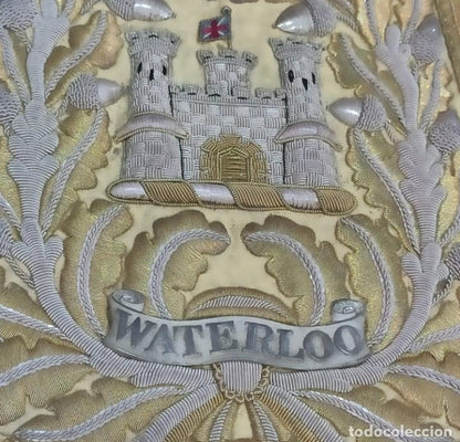 Sabretache del capitán británico 1856 de la unidad de dragones de habilidades técnicas 